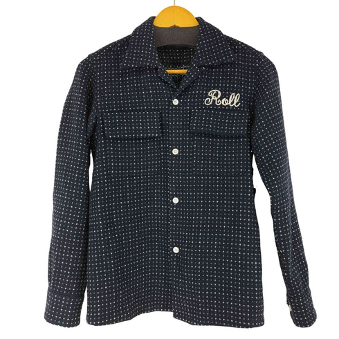 ロール ROLL アンゴラ混 オープンカラーシャツ メンズ JPN:M